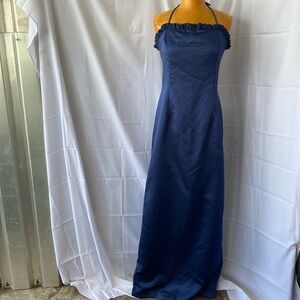 Blue vintage evening gown